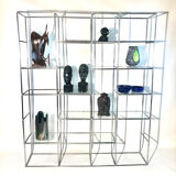 1970 chrome tubular shelf