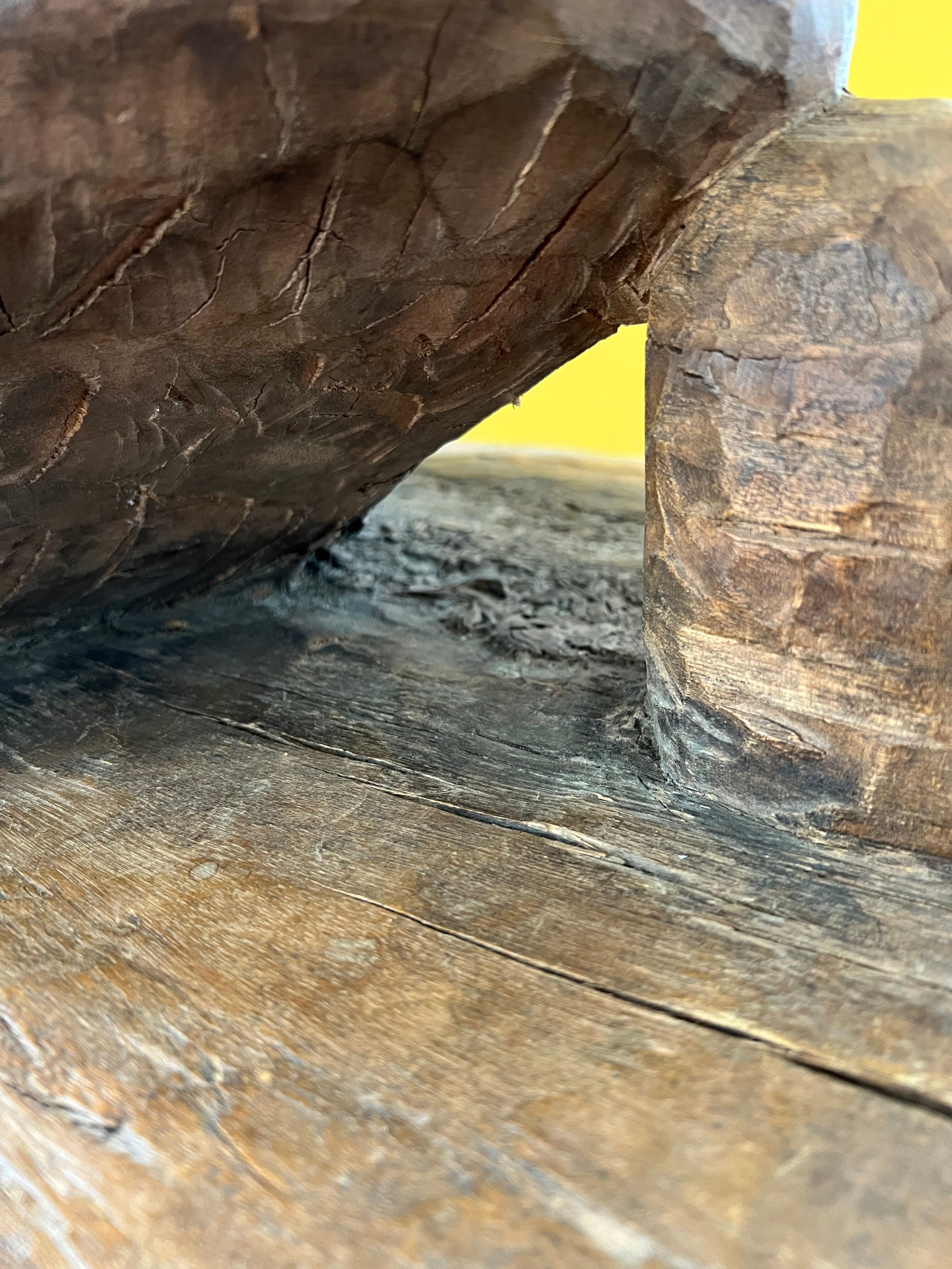 African Senoufo bench, bed, Ivory Coast, 50s