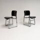 Set of 6 stacking chairs by David Rowland for HOWE, 1968
