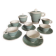Service à café art déco Digoin Sarreguemines