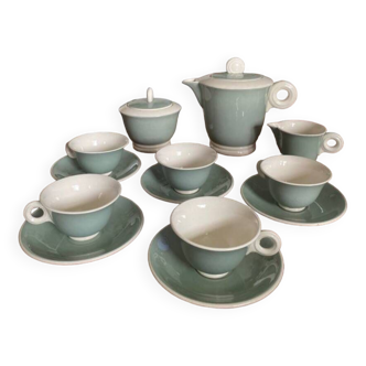 Art deco coffee service Digoin Sarreguemines