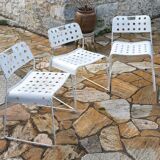 Lot of 6 white chairs Bieffeplast