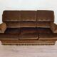 Toad bench in genoa velvet circa 1960