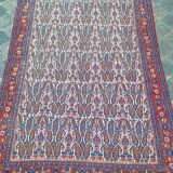 Tapis d'orient ancien persan Senna fait main 2,06 X 1,34 m