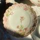 Set of 5 Art Nouveau dessert plates