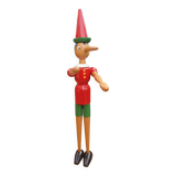 Vintage wooden Pinocchio, 1.87m tall, very rare piece.