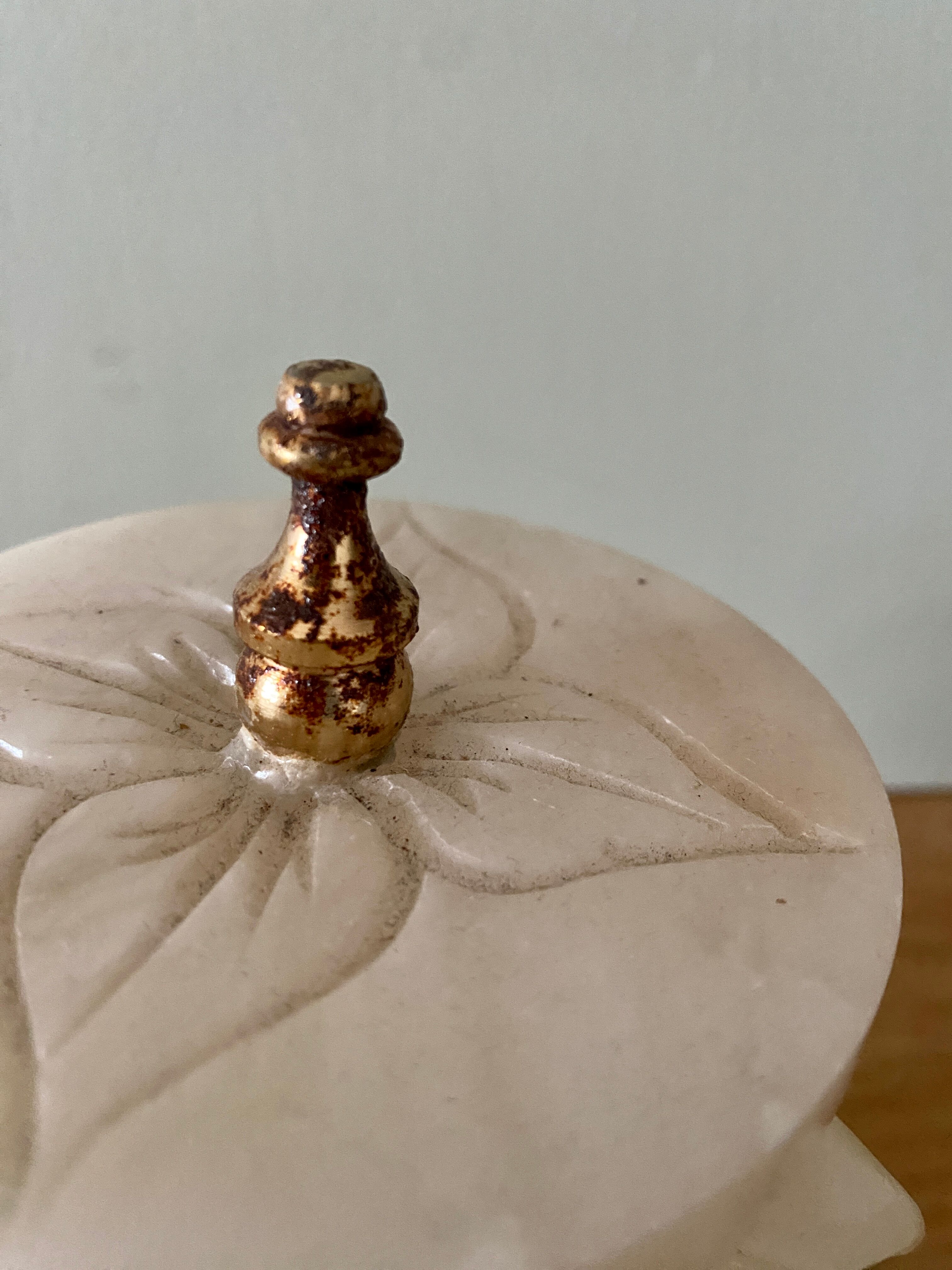 Vintage alabaster box