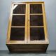 1930s Czech Oak Glass Bookcase from a Baťa Factory