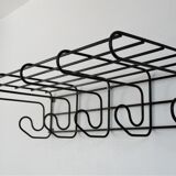 Coat rack metal black ikea design 80s