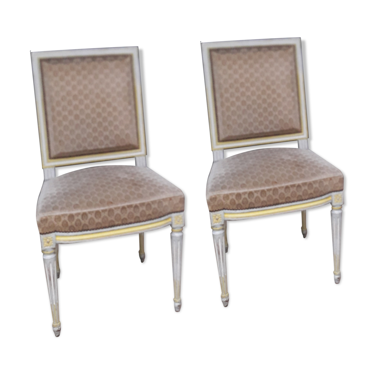 Pair of Louis XVI style chairs