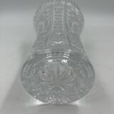 Antique cut Bohemian crystal vase