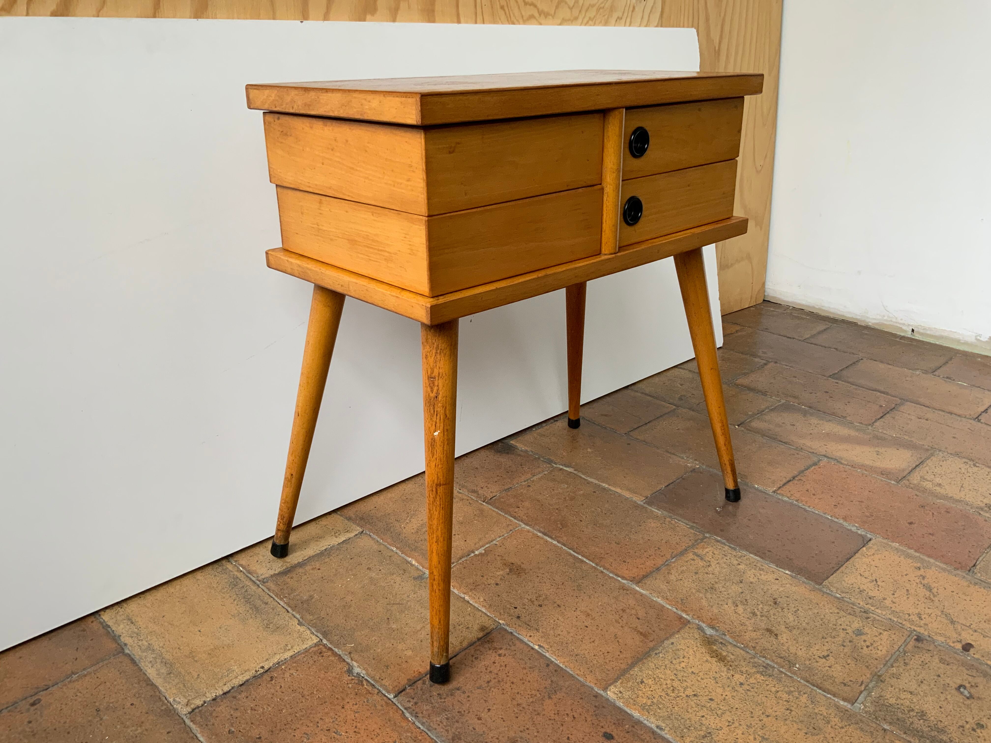 Vintage bedside table