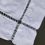 2 embroidered BL linen pillowcases, Venice day