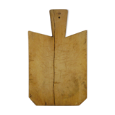 Small and old wooden cutting board. Year 50