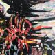 Yvette alde, flowers and birds, c 1950. lithograph signed in pencil