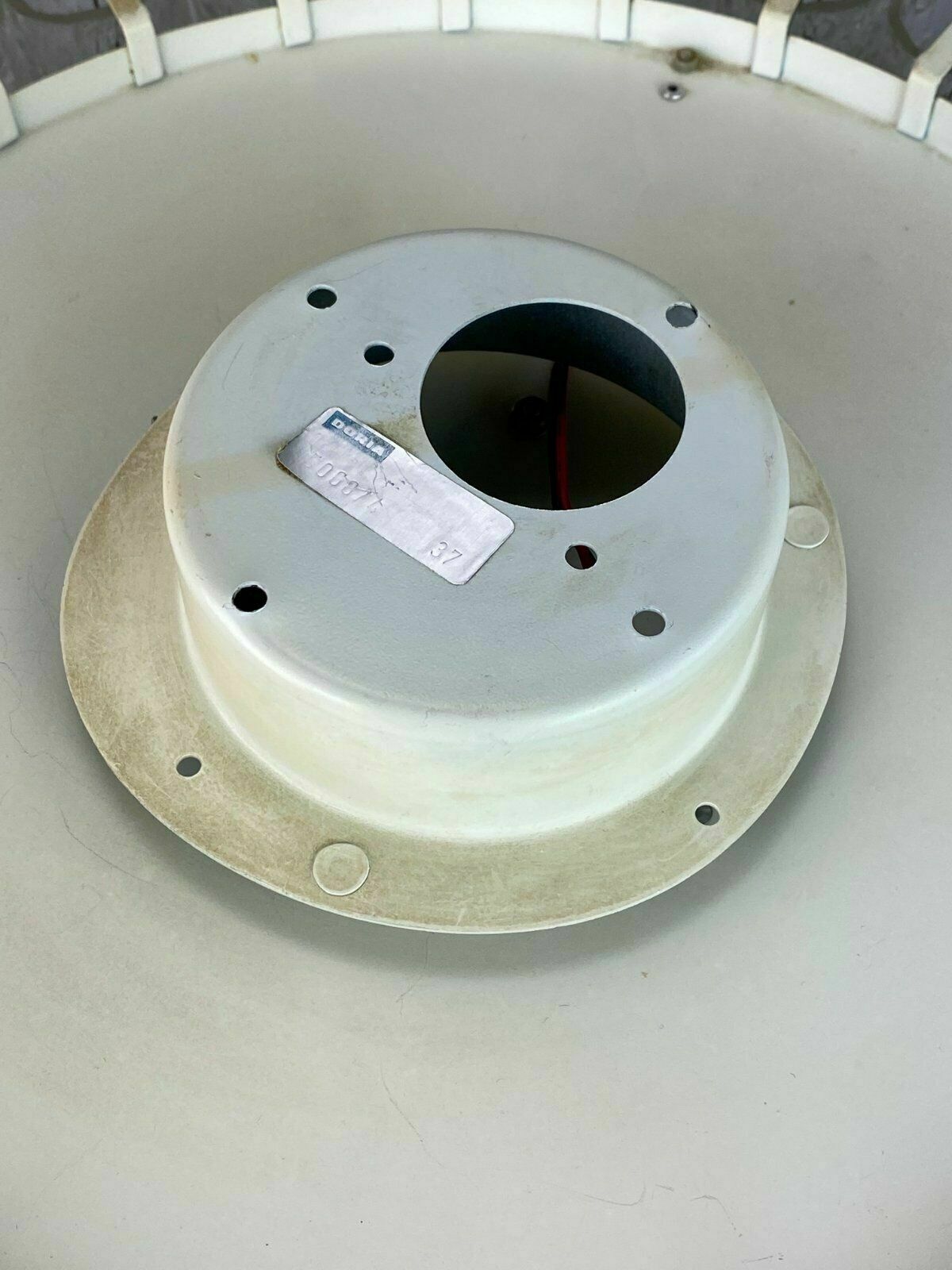 XL 60s 70s Chandelier Chandelier Doria Brass Glass Space Age Design 60s