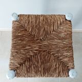 Antique stool high mulched