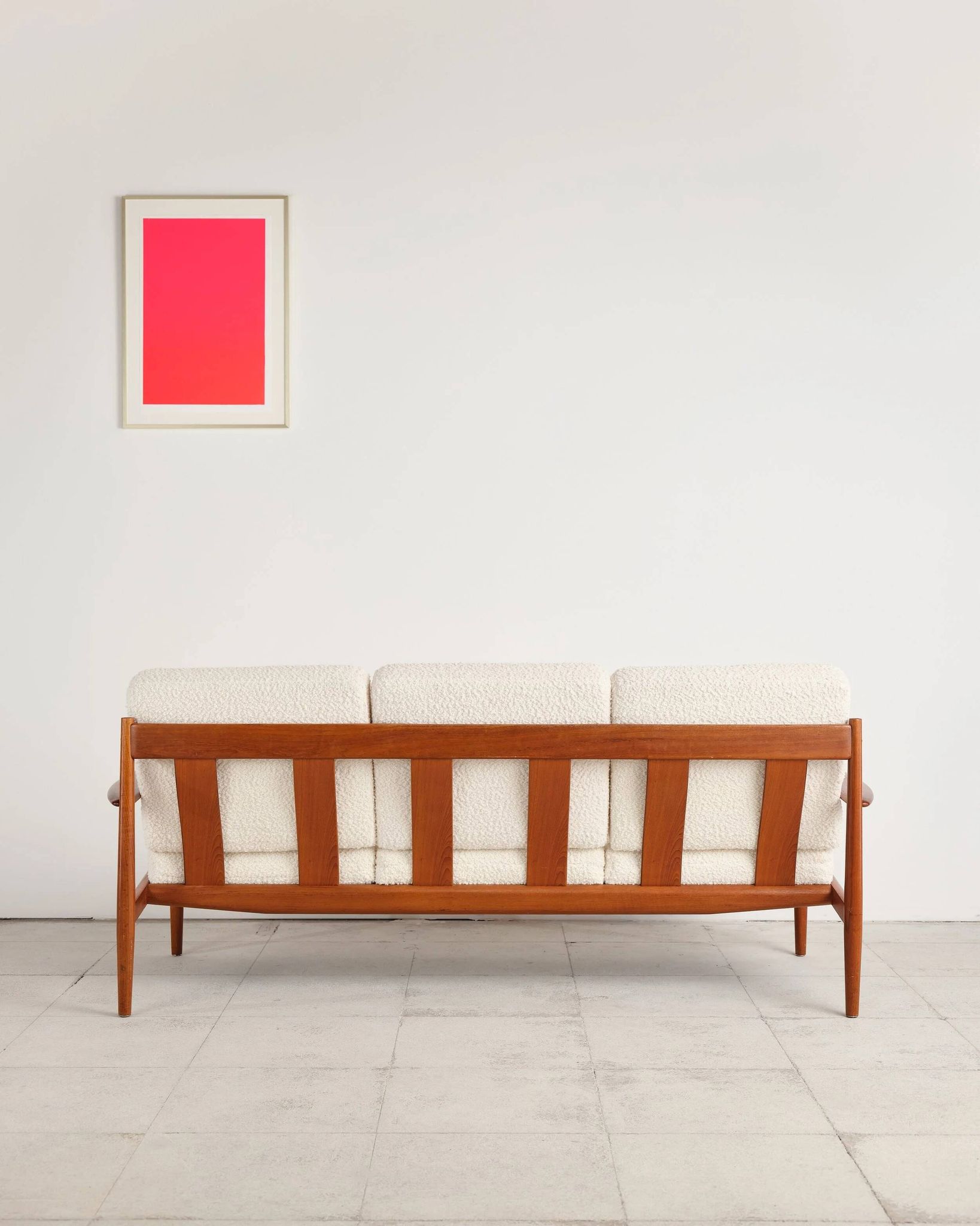 Three-seater sofa model 118 in teak by Grete Jalk, Denmark, 1950s.
