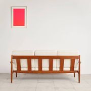 Three-seater sofa model 118 in teak by Grete Jalk, Denmark, 1950s.