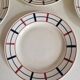 Set of 7 Saint Amandinoise Dessert Plates