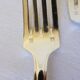 6 fourchettes en métal argenté poinçonnées de l'orfèvre Liberty modèle coquille 2106250