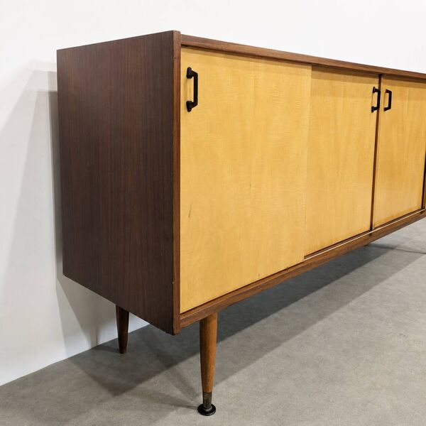 Enfilade bicolore Mid-Century Modern italienne