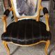 Fauteuil Louis XV bison