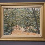 Landscape - oil on canvas