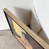 Oil painting of a naked woman