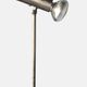 Minimalist metal wall light in the style of Jean Prouvé, circa 1950.
