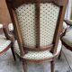 Louis XVI period cabriolet armchair