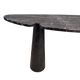 Console EROS, black Marquina marble, Angelo Mangiarotti for Skipper, 1970