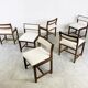 Wenge wooden dining chairs by Spectrum, 1970s