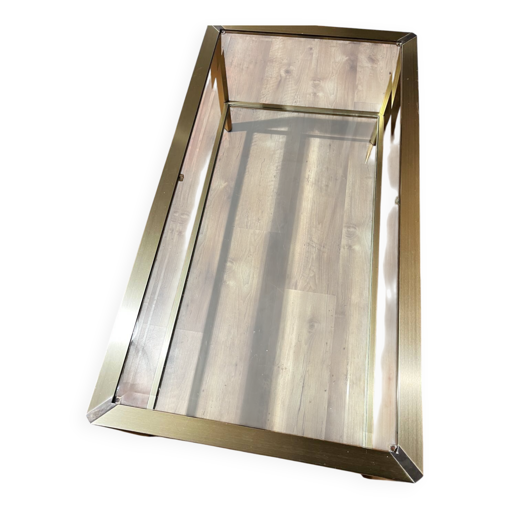 Glass coffee table Pierre Vandel