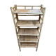 Bibliothèque vintage pliable en bambou