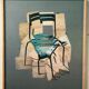 Exhibition poster by David HOCKNEY, The Metropolitan Museum of Art, 1988