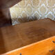 Commode pieds compas en chêne, France années 60