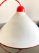 Ceiling lamps in opal glass Italian 1970s