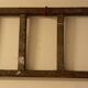 Old wooden flat roof ladder