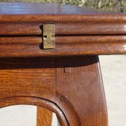 Table portefeuille en chêne