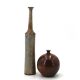 Large ceramic bottle vase by Jacky Coville, 1970s