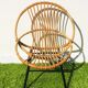 Vintage 60s rattan child chair