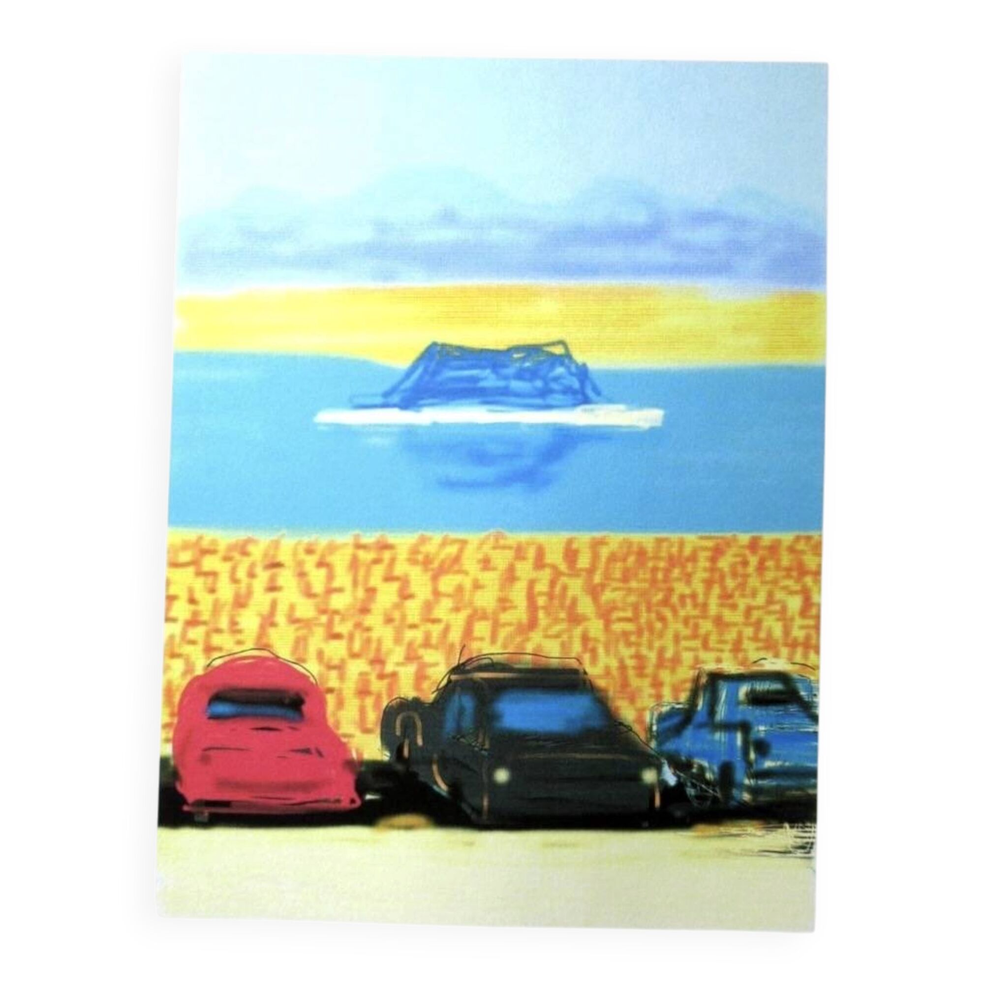 Lithograph by David Hockney, signed and numbered.
