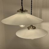 Pairs of bistro opalines 1920 smooth edges