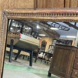 18th-century gilded wooden mirror