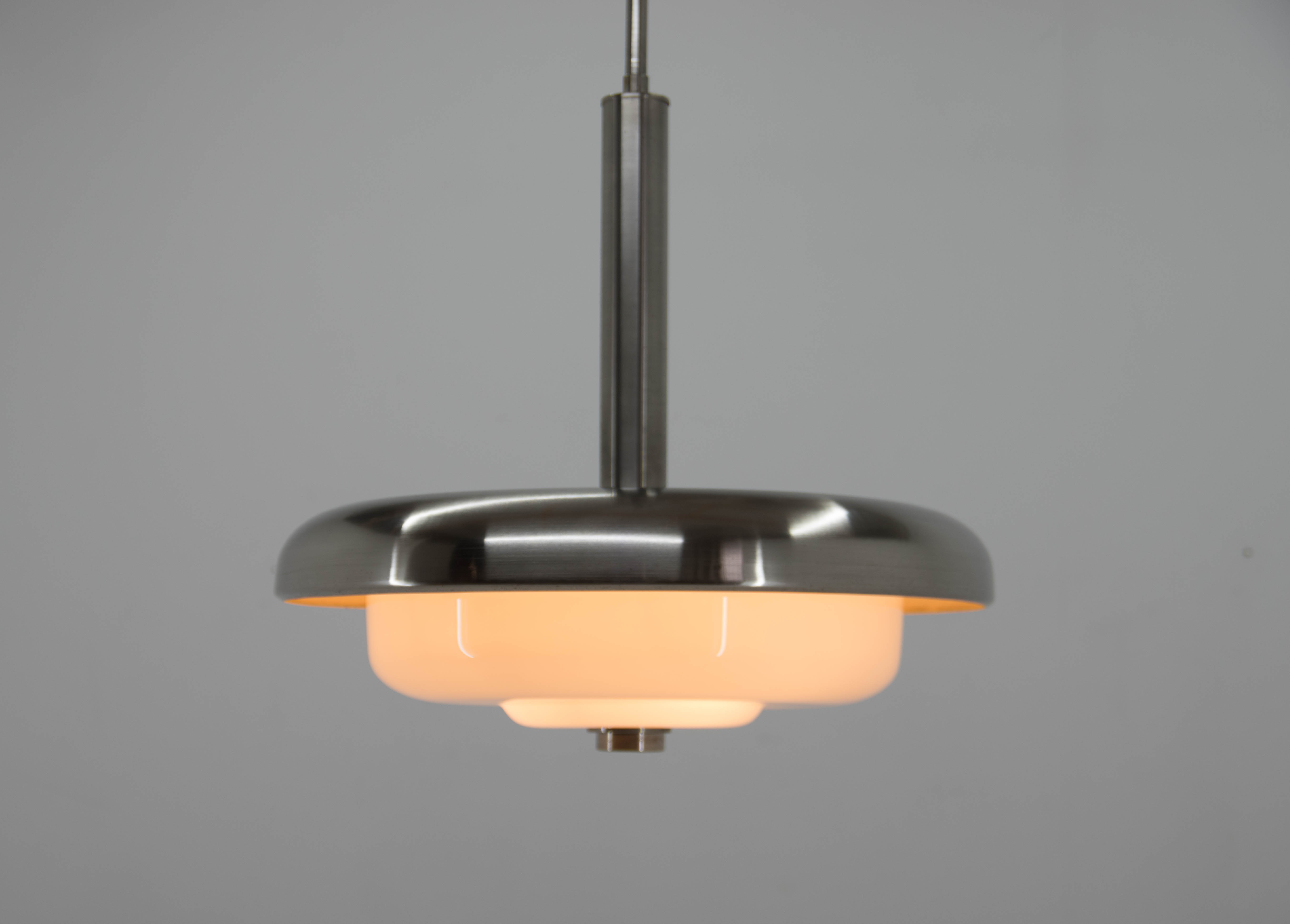 Ultra Rare Bauhaus Chandelier by IAS, 1930s