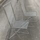 Paire de chaises Wire Till Behrens design annees 80