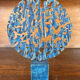 Sculpture Michel Rico “Soleil Bleu” (1997) – Signed bronze