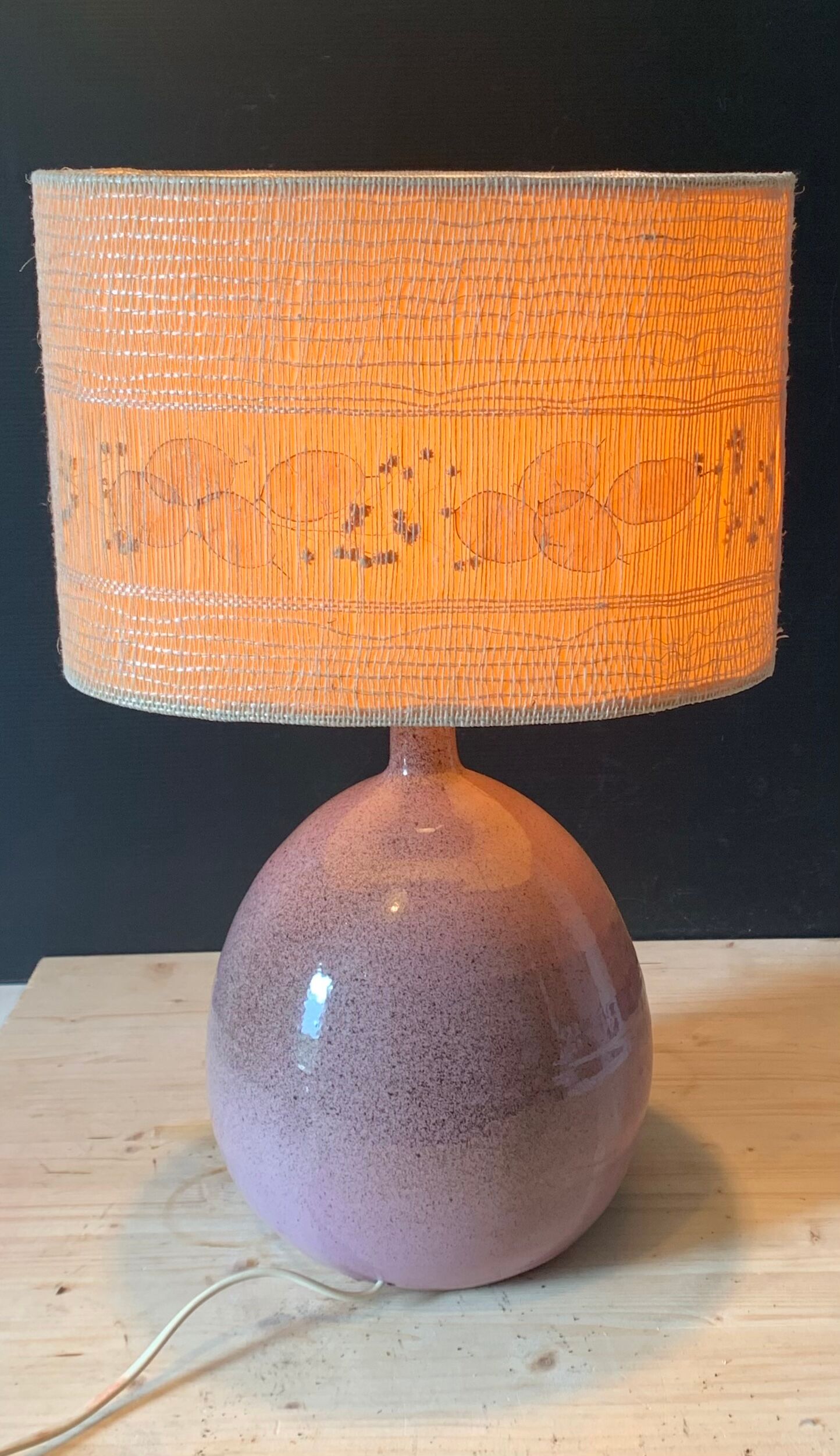 Sandstone lamp The Cyclades Anduze