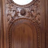 Old and large 3-door wardrobe